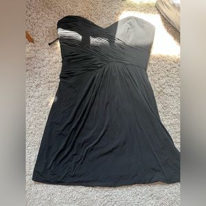 BCBGMAXAZRIA SIZE 10 black sweetheart dress